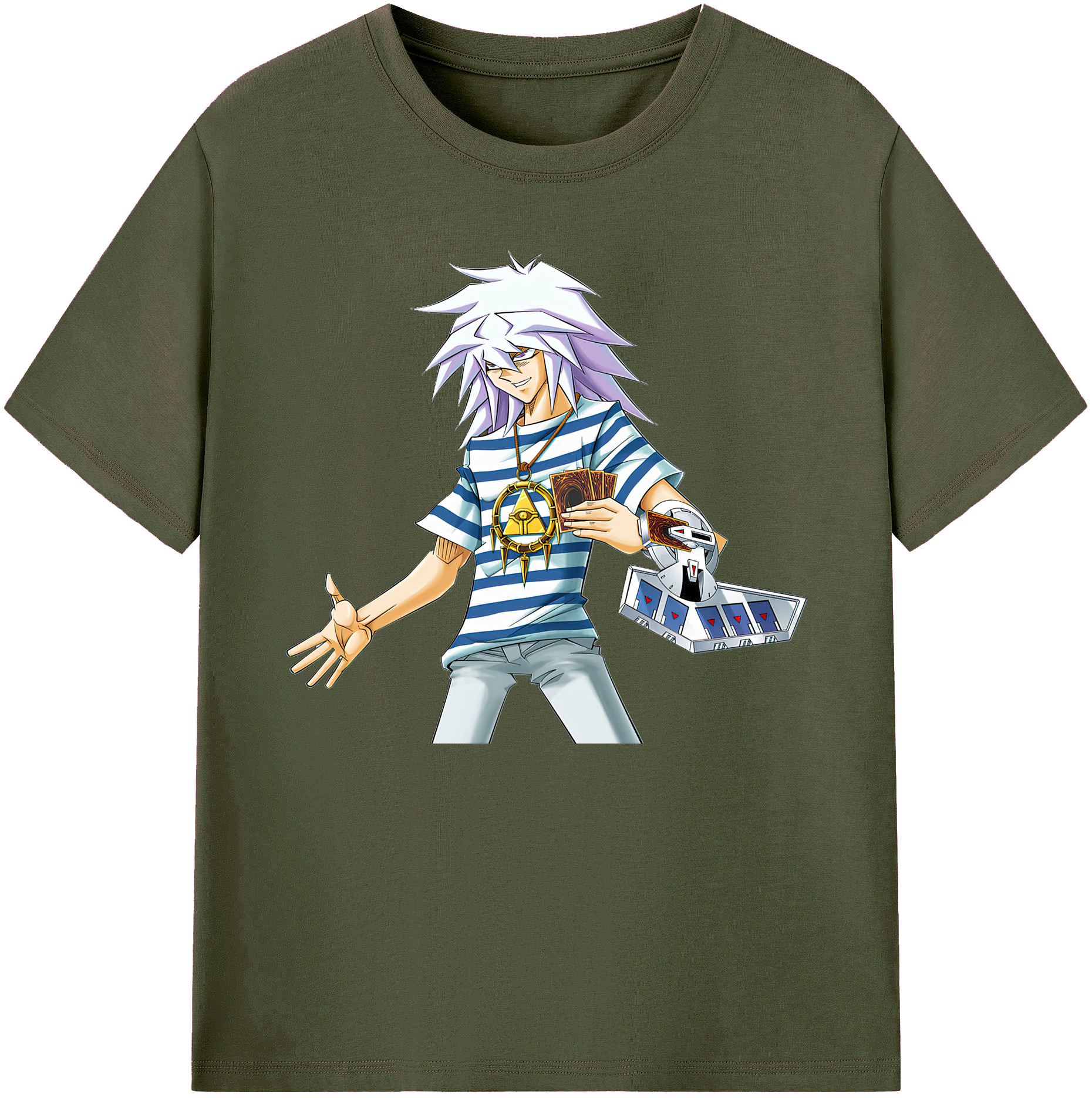 （画像用） 遊☆戯☆王 Yu-Gi-Oh! 綿100％ メンズ半袖Tシャツ｜肌触りやわらか＆通気性